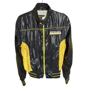 Vintage MERCURY Hi-PERFORMANCE Marine Engine Sailing Racing Jacket Coat Small S